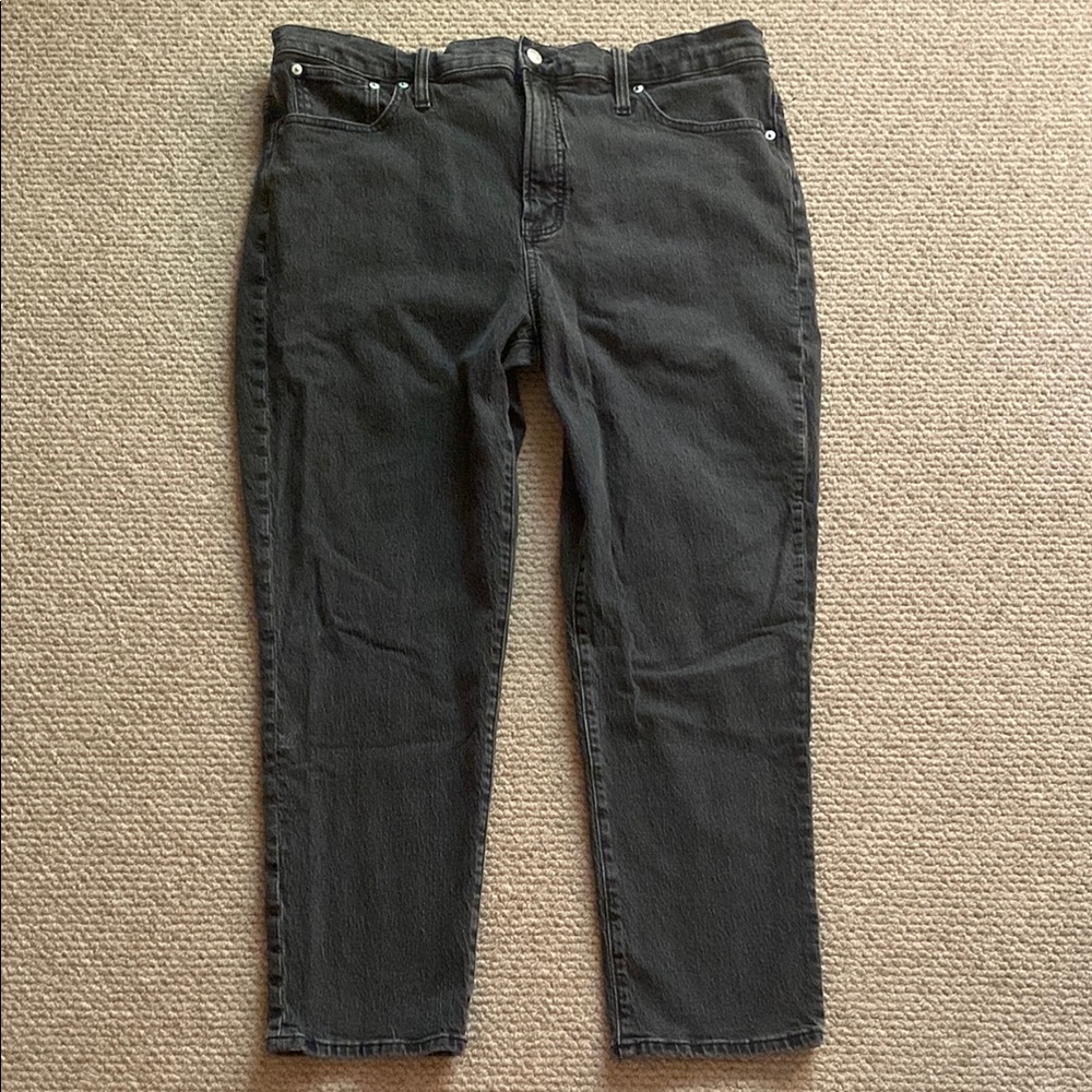 Madewell Black Relaxed Jeans